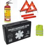 Kit siguranta auto omologat R.A.R ,stingator reincarcabil