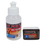 Ulei siliconic pentru bord alb 100 ml + burete DERBY