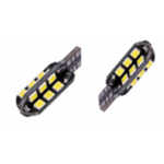 20 X Bec auto LED T10 2835 cu 24 SMD 5W ALB 12V CANBUS JSUN01 ( pret / 20 buc )