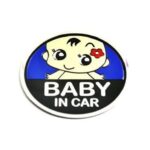 Abtibild “BABY IN CAR” fundal albastru -forma in relief Cod:TS-122