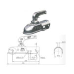 Cupla remorca rotunda Cod:BC2300C