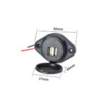 Panou mufa USB 4,8A si siguranta  Cod: MCA035B - imagine 4