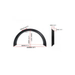 Set protectie aripa universal Overfender culoare Negru Mat  Cod: HH-UNIV-034 - imagine 4