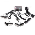 STROBOSCOAPE PROFESIONALE cu LED LUMINA PORTOCALIE 8 mini proiectoare