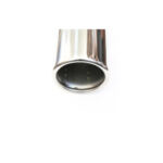 Ornament toba inox Premium, intrare 6.5 cm, lungime 15.5 cm, diametru exterior 7.5 cm Cod: 7657 - imagine 4