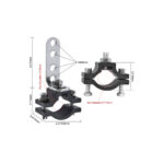 Set 2 suporti proiectoare LED universal pentru  prindere de rollbar sau bullbar  Cod: TY021 - imagine 4