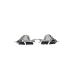 Ornament de toba compatibil BMW Seria 7 G11 G12 tip M 760i -Argintiu Cod:H201SL