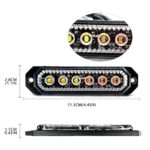 Lampa LED profesionala  stroboscopica 12V-24V  Cod: PZ-106T - imagine 4