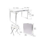 Set masa pliabila cu 4 scaune - imagine 3