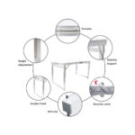 Set masa pliabila cu 4 scaune - imagine 5