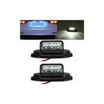 Set 2 lampi numar  carcasa neagra  lumina:alba / 12V-24V (Set 2 buc) Cod:2102501A/BK - imagine 3