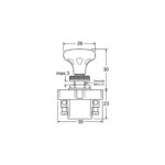Buton universal cu actionare prin tragere, contact ON/OFF Cod: TL-34 - imagine 3