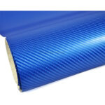 Folie carbon 4D ALBASTRU 1,52m x 1m GCF35