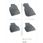 Covoare cauciuc AUDI A4 B7 typ8F 2004-2007 ( 0729, P30 )
