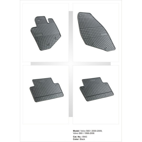 3672_10254_0943-500x500 Covoare cauciuc VOLVO S80 I 1998-2006 ( 0943 P40 ) - imagine 1