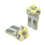 Bec pozitie 4 led T10 SMD lumina alba 24V ( set / 2 buc )  10513W-24V
