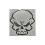 Abtibild "CRANIU" culoare Crom  Cod:DZ-34