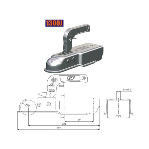 4620_12157_1300J-500x500 Cupla remorca patrata Cod:1300J - imagine 1