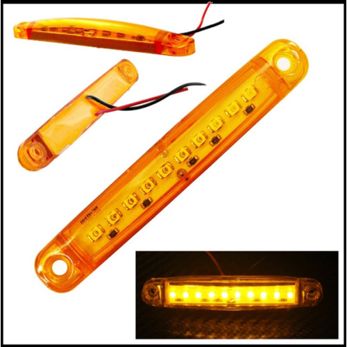 4632_14279_GALBEN_12V-500x500 Lampa laterala cu 9 SMD 12V PORTOCALIU GN13 / L1031125 - imagine 1