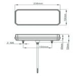 Lampa stop camion LED cu semnalizare dinamica SL-5015 12-24V - imagine 3