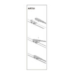 Stergator parbriz pasager FIAT PUNTO/GRANDE PUNTO (199) 10/2005➝ 15" COD:ART51 - imagine 2