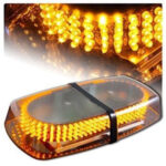 Bara Rampa girofare cu LED-uri 12v/24v lumina portocalie COD: ART101A - imagine 2