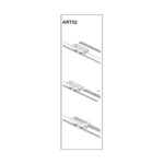 Stergator parbriz pasager FIAT FIORINO Box 02/2008➝ COD:ART52 19"