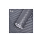 Rola folie carbon 3D Gri Antracit  cu tehnologie de eliminare a bulelor de aer 1.5mx10m Cod: CF-10DR