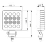 Proiector LED HG-WK-6021DRL 12-24V cu lumina de zi - imagine 2