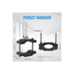 Set 2 suporti proiectoare LED universal pentru  prindere de rollbar sau bullbar  Cod: TY021 - imagine 9