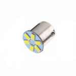 Bec LED BA15S 6 SMD 5730 12V ALB  COD: PT13