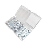 Trusa piulite tip fluture 75 piese DIN315 M5, M6, M8  Cod: BK81039