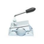 Clema suport pentru roata de sprijin remorca tija exterioara 35mm  Cod: BK90280 - MICA - imagine 2