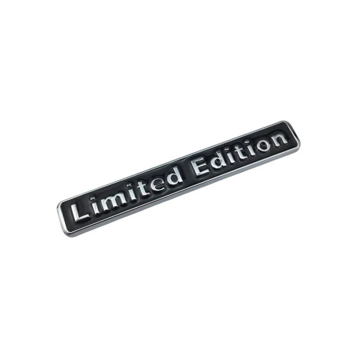 9272e276-9c0f-4305-9eae-9865d2ea-Photoroom-500x500 Ornament metalic auto Limited Edition aluminiu crom cu negru 22x2.7 cm Cod: LE-22 - imagine 1