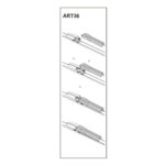 Stergator parbriz pasager SEAT EXEO 03/2009➝ COD:ART36 22"