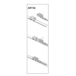 Stergator parbriz pasager VOLKSWAGEN EOS Cabrio Coupe 03/2006➝ COD:ART38 19"