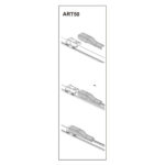 Stergator parbriz sofer AUDI A5 01/2008-> COD:ART50 24"