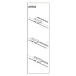 Stergator parbriz pasager MINI Clubman (R55) 05/2012➝ COD:ART52 20"