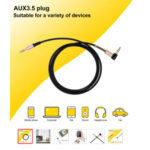 Cablu Audio AUXILIAR jack-jack AUX55 - imagine 2