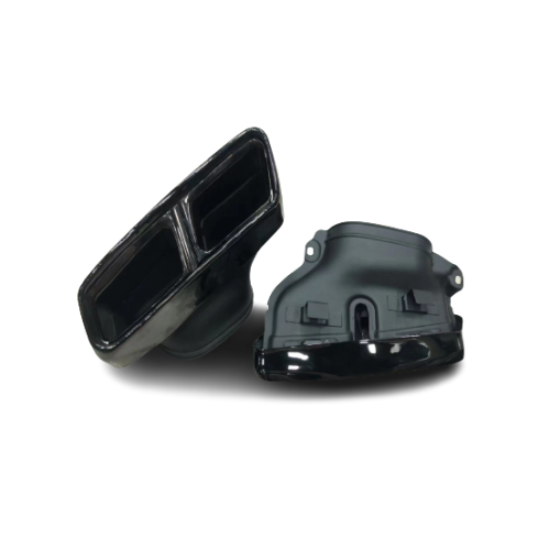 BENZ_W213_E63_black-removebg-preview-500x500 Ornament de toba compatibil Mercedes E-Class W213 (2016->) E63 S Design AMG, GLC SUV X253 GLC Coupe C253 (2015-2017) Negru Cod:TYD067-213BL - imagine 1