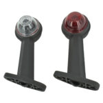 PROMOTIE - Lampa laterala gabarit cu LED Rosu-Alb 24V E4-Mark COD: BK69050