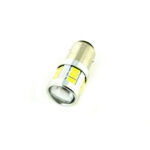 Bec 2 faze BAU15D 5630 18SMD Canbus 9V-30V nonpolar. Lumina ROSIE