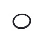 Husa volan  din imitatie  piele marime M culoare negru cusatura rosie Cod: FX62