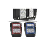 Set 2 oglinzi universale  compatibile UTV sau Maverick X3 cu proiectoare  Cod: FS-2024 - imagine 2