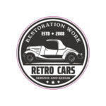 Abtibild "RETRO CARS"  Cod: TAG 020 / T2