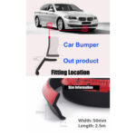 Prelungire bara din cauciuc - NEGRU cu ROSU - imagine 2