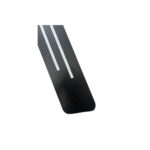 Set abtibild protectie praguri interior auto carbon cu dunga alba Cod: MKT-4PCS - imagine 2