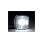 Lampa gabarit auto LED alba 62x62 mm 12-36V Fristom Cod: FT-027-B - imagine 3