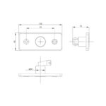 Lampa gabarit auto LED alba 110x45 mm 12-36V Fristom Cod: MD-013-B - imagine 4