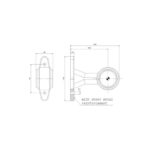 Lampa gabarit LED premium Cod: FT009-B - imagine 3